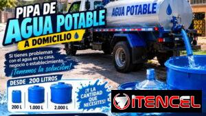 💧🚚 ¡AGUA POTABLE A DOMICILIO! 🚚💧 ¿Tienes problemas con el agua en tu casa, negocio o establecimiento? ¡Tenemos la so