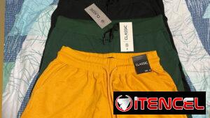 Short de felpa de hombre