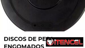 Discos de pesas engomados