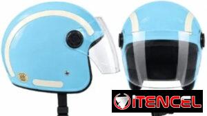 Casco semi-integral para moto 🛵
