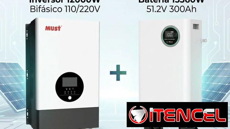[CMB]💐👤Kit de 12 con 15 kwh Must en 4950 usd