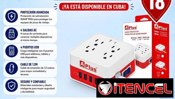 Extensiones multitomas, Protector de voltaje tipo socket, Estabilizador Automática de Voltaje