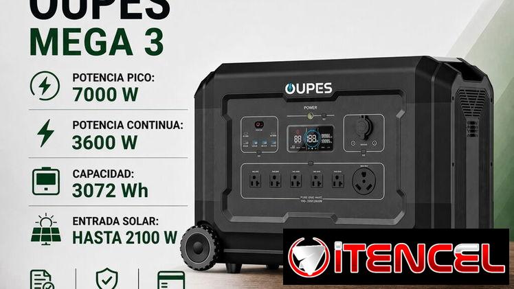 OUPES MEGA 3 – Estación de Energía Portátil de Alta Potencia
