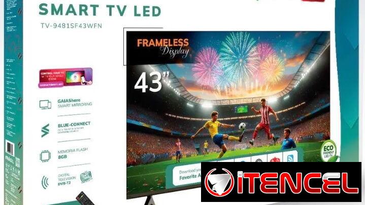 Smart TV, Premier, 43", 1920x1080 -mensajería gratis y garantía