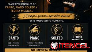 CLASES|CANTO|SOLFEO|TEORIA MUSICAL| APRENDE MÚSICA. DESARROLLA TU TALENTO.