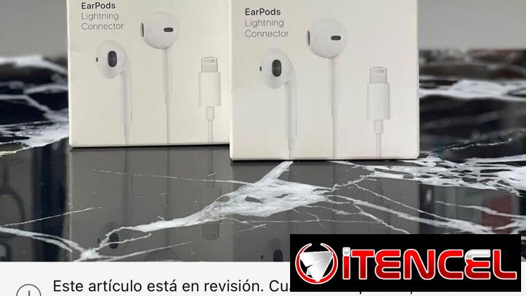 Audifonos EarPods Lightning originales nuevos sellados en caja
