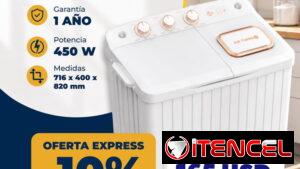 LAVADORA SEMIAUTOMÁTICA EKO DE 7KG CON 1 AÑO DE GARANTÍA Y ENVÍO GRATIS