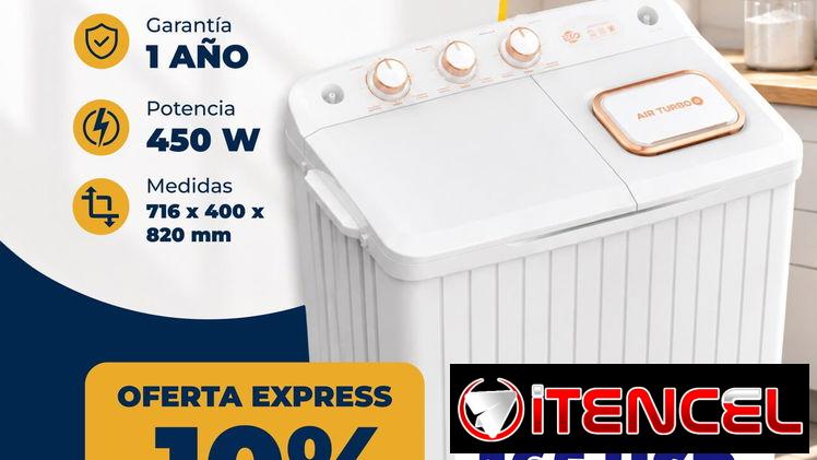 LAVADORA SEMIAUTOMÁTICA EKO DE 7KG CON 1 AÑO DE GARANTÍA Y ENVÍO GRATIS