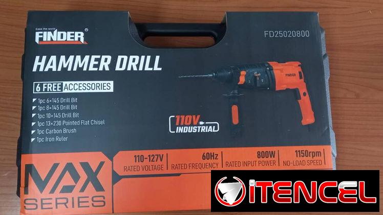 🚧 TALADRO PERCUTOR FD25020800 MARCA FINDER  🚧