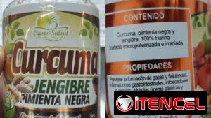 Cúrcuma con pimienta y jengibre