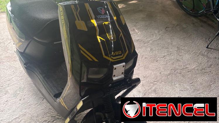 Moto electrica vortax 680 2025 bateria como nueva bateria 80-100km — foto 1