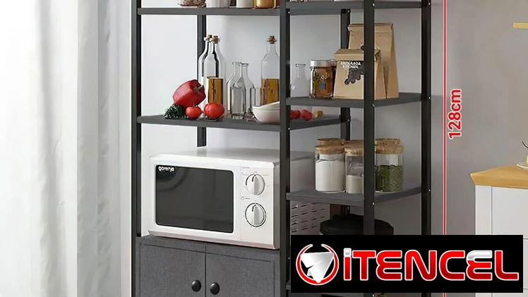 💁‍♀️Estantes de cocina Metal con pvc  Medidas : 80 x 30 x 128 cm altura  💵$145