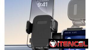 Soporte de teléfono para carros compatibilidad universal ajustable hasta 360°