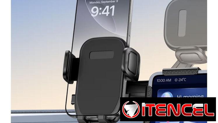 Soporte de teléfono para carros compatibilidad universal ajustable hasta 360°