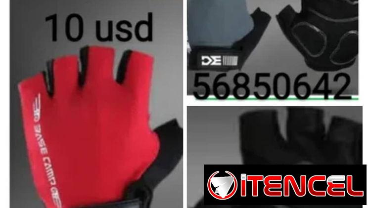 Guantillas para Moto y Bicicleta Xl Color rojo Color gris