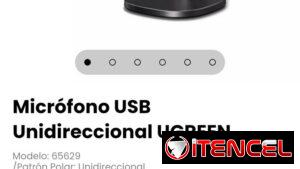 Micrófono USB Unidireccional UGREEN Modelo: 65629
