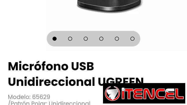 Micrófono USB Unidireccional UGREEN Modelo: 65629