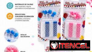 Estuche de velas de cumpleaños