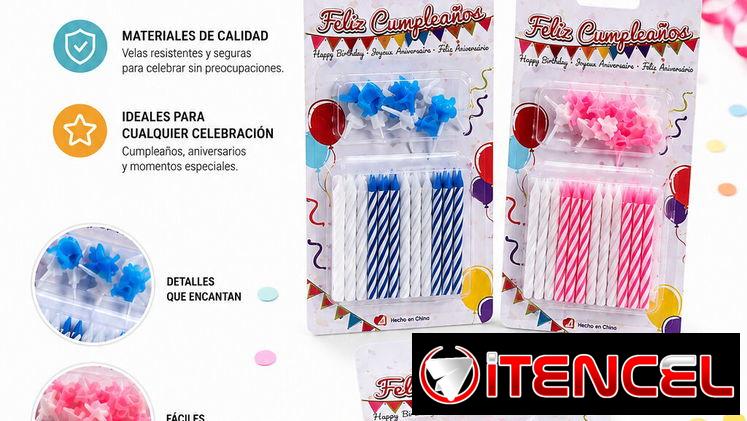 Estuche de velas de cumpleaños