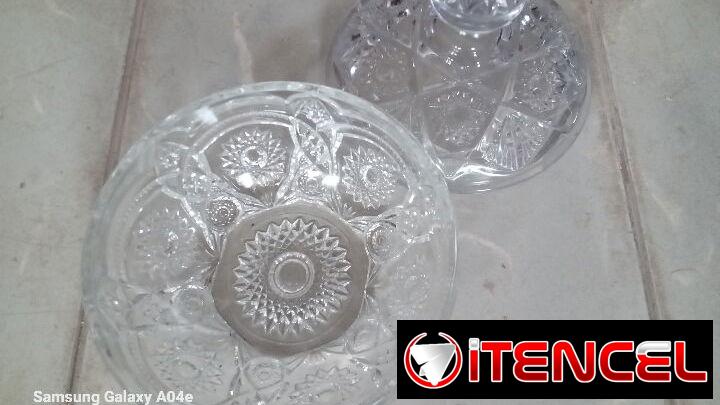 Joyero de cristal tallado