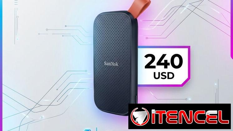 💾 SSD Externo SanDisk Portable 2TB | Hasta 800 MB/s | USB-C | 240 USD