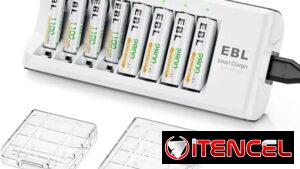 Cargador de Pilas AA y AAA USB