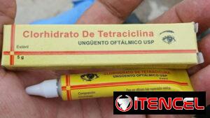 Tetraciclina oftalmológica en ungüento 5g FV 01/28 2500$
