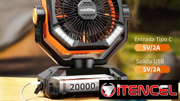 VENTILADOR RECARGABLE COLDSKY DE 20000MAH NUEVOS EN CAJA A ESTRENAR**52437713 — foto 1