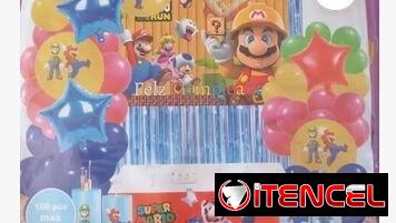 **Set decorativo de SUPER MARIO**