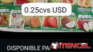 Contenedor de refresco zuco