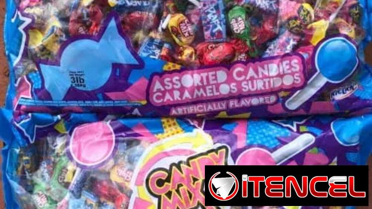 Bolsa piñatera de 3lb, bolsa de caramelos