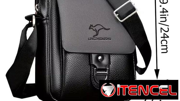 Bolso de hombre, para hombre color negro — foto 3