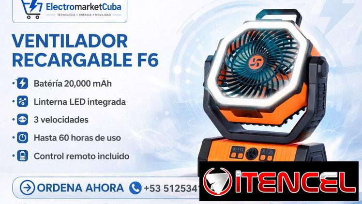Ventilador recargable F6 20000mah — foto 2
