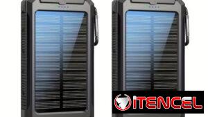 Cargador portátil solar, power bank portátil solar