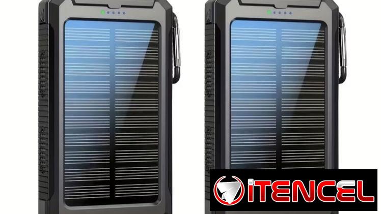 Cargador portátil solar, power bank portátil solar