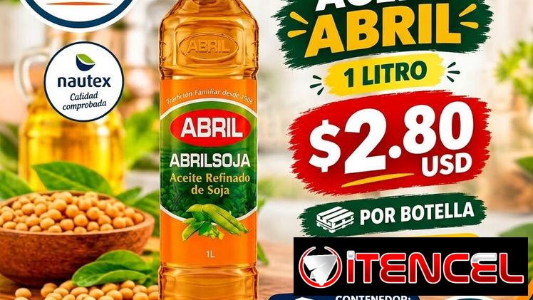 Contenedor de Aceite Abril (Pomos de 1 litro) - 2.80 USD