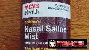 Nasal saline mist para niños. Spray nasal ($2000)