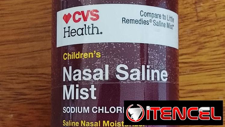 Nasal saline mist para niños. Spray nasal ($2000)