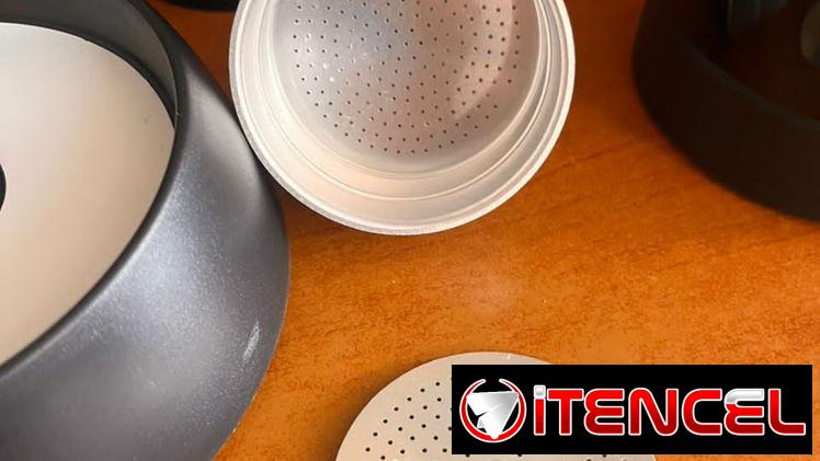 Cafetera eléctrica Royal 6 tazas/ termo con 3 tazas para cafe/ set de tazas con plato y organizador/ juego de tazas de e — foto 3