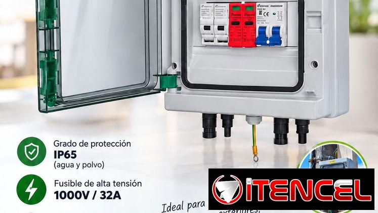 Caja de distribución y protección para paneles solares