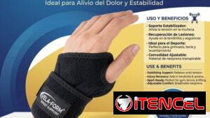 Muñequeras deportivas de apoyo. El par