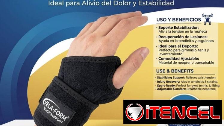 Muñequeras deportivas de apoyo. El par