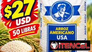 Arroz Americano! Saco de 50 libras