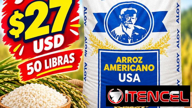Arroz Americano! Saco de 50 libras