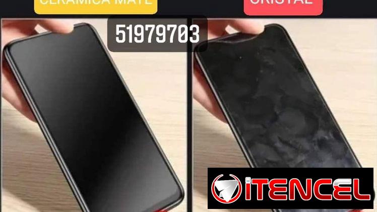 MICA DE CERÁMICA MATE, DIFERENTES PRECIOS 2000-3000 -10 USD - 15 USD LA MEJOR PARA PROTEGER LA PANTALLA DEL CELULAR. — foto 1