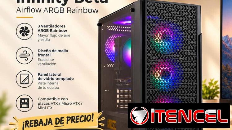 Chasis semitorre Marca: Nox Modelo: Infinity Beta Precio: $60 USD