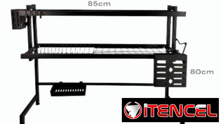 UH- Escurridor para platos doble tina de 2 niveles Precio: 72 USD