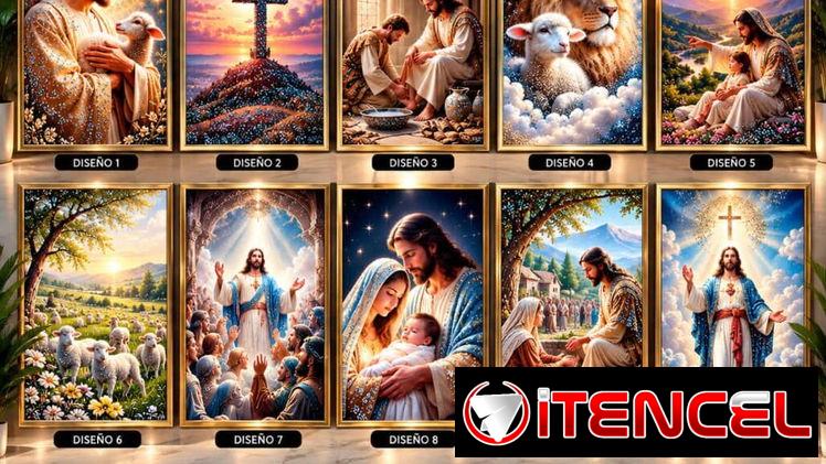 🌟 CUADROS DECORATIVOS -CORAZÓN DE JESÚS!