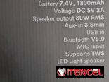 BOCINA BLUETOOTH 30W RMS (80W pico) JVC – XS-KY314PB, ENTREGA DE FACTURA PARA SU GARANTÍA. VARIEDAD DE BOCINAS