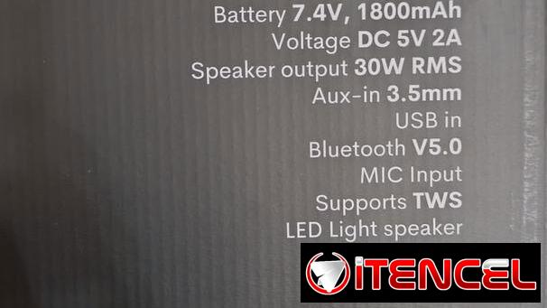 BOCINA BLUETOOTH 30W RMS (80W pico) JVC – XS-KY314PB, ENTREGA DE FACTURA PARA SU GARANTÍA. VARIEDAD DE BOCINAS